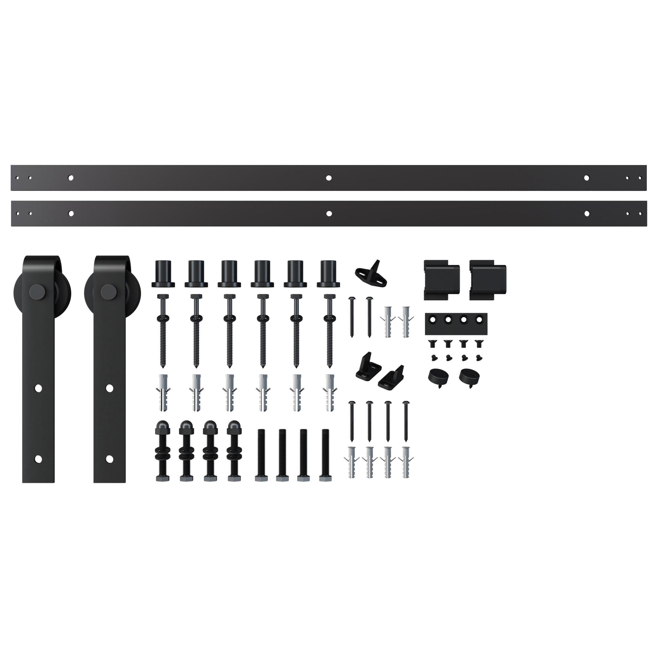 Barn Strap Style Sliding Door Hardware Set