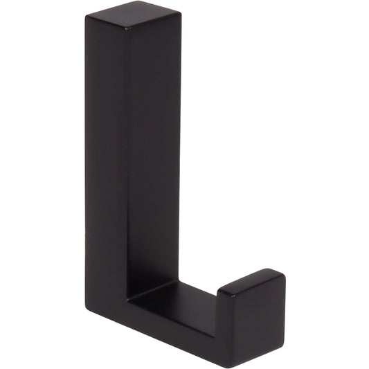 Stone Harbor Hardware Modern Single Robe Hook, Matte Black