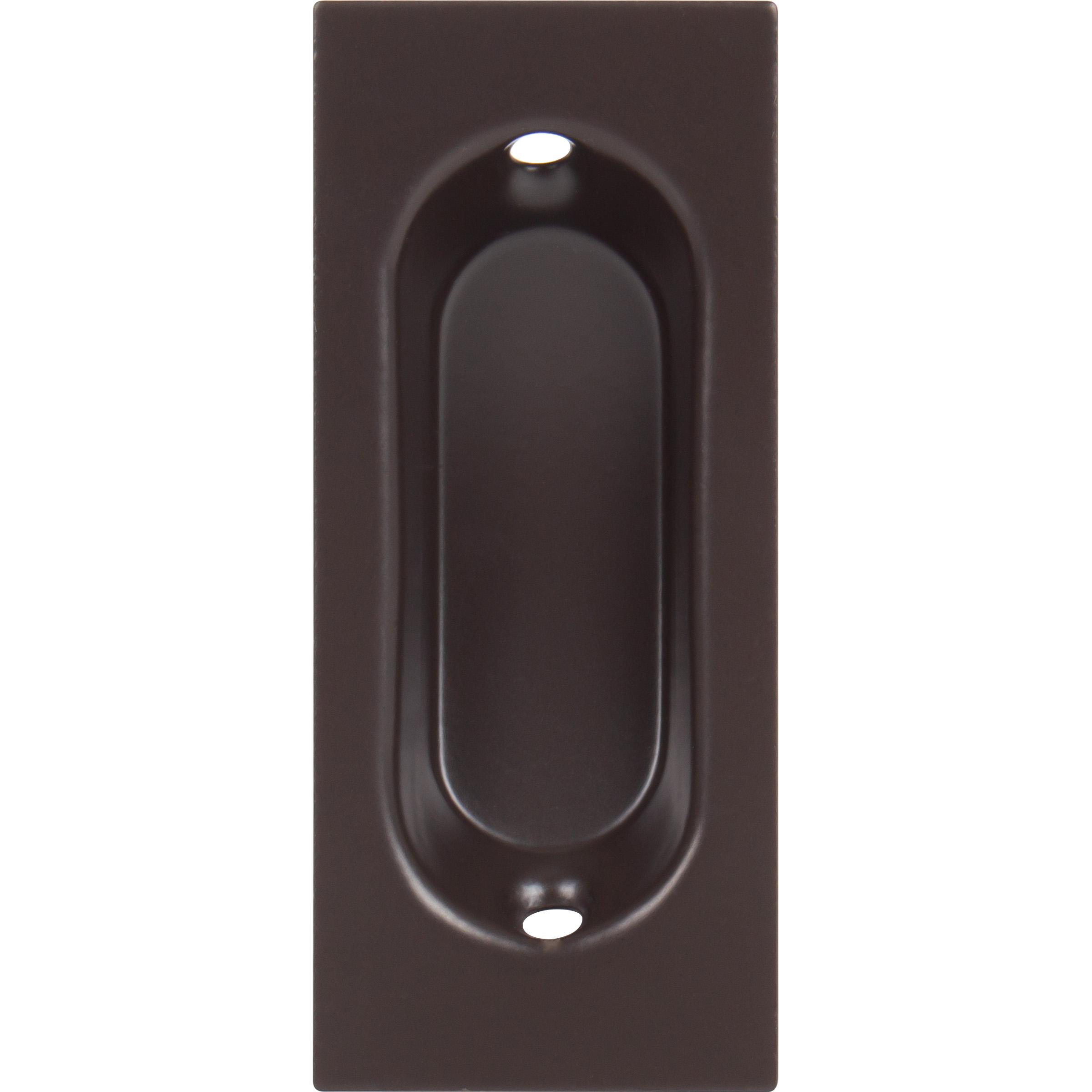 Rectangular Flush Door Pull, 3-1/8" x 1-11/32" x 17/32"