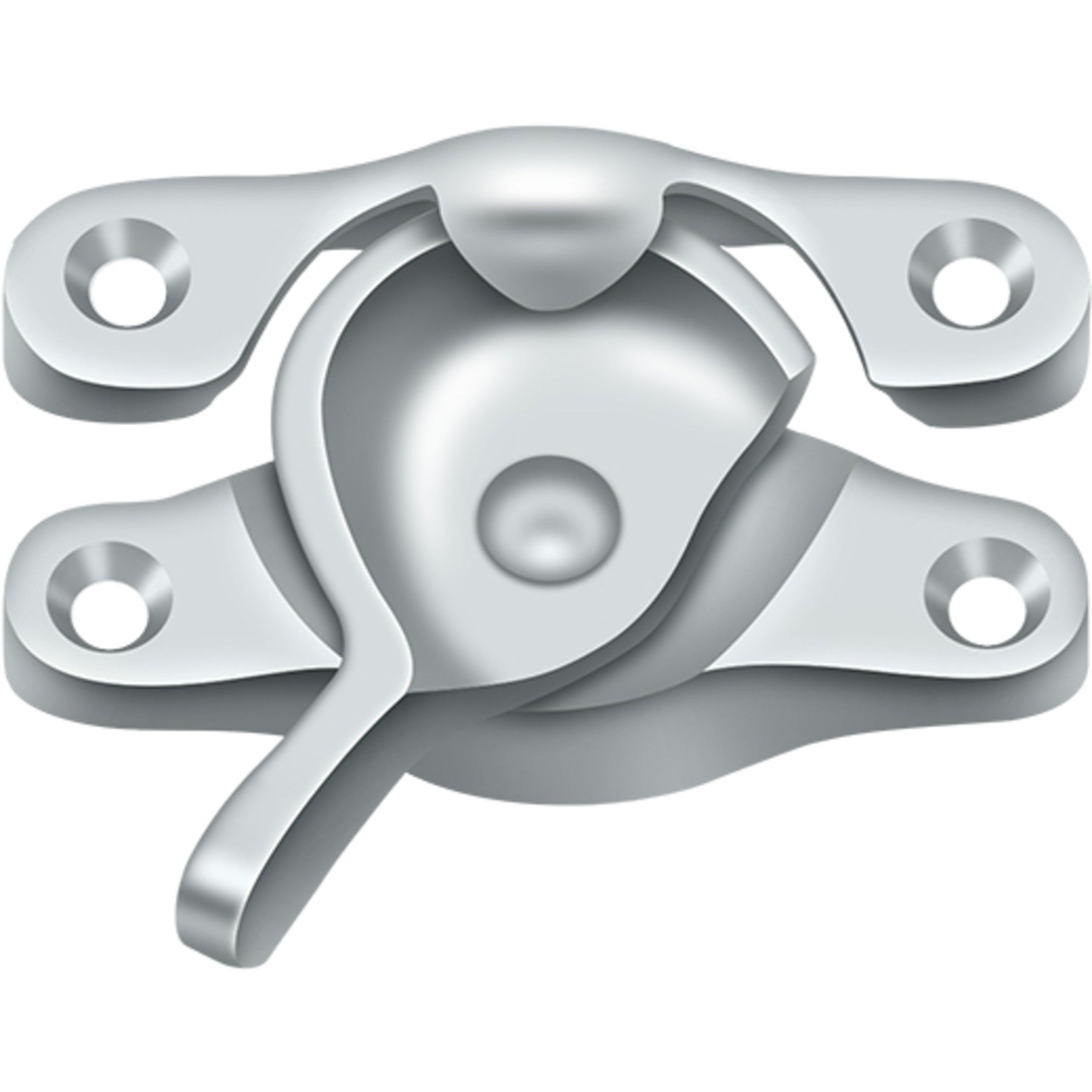 Deltana WL07U26 1" x 2-5/8" Window Sash Lock - Polished Chrome