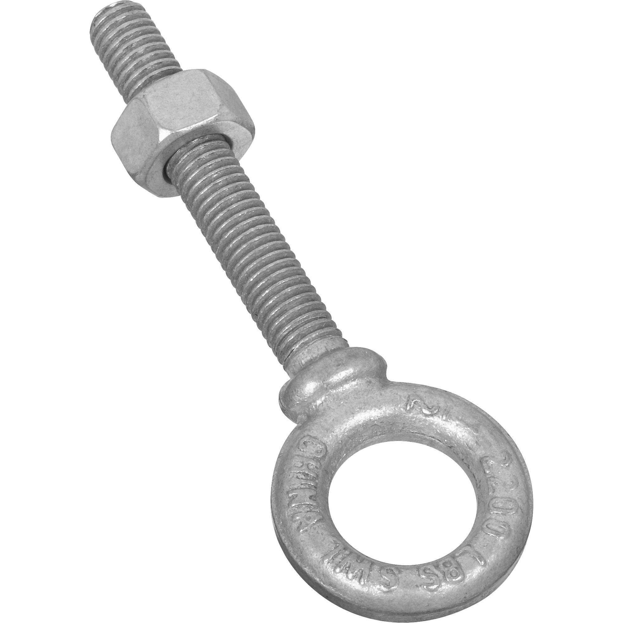 National Hardware - N245-159 3260BC, 1/2" x 3-1/4" Eye Bolt in Galvanized