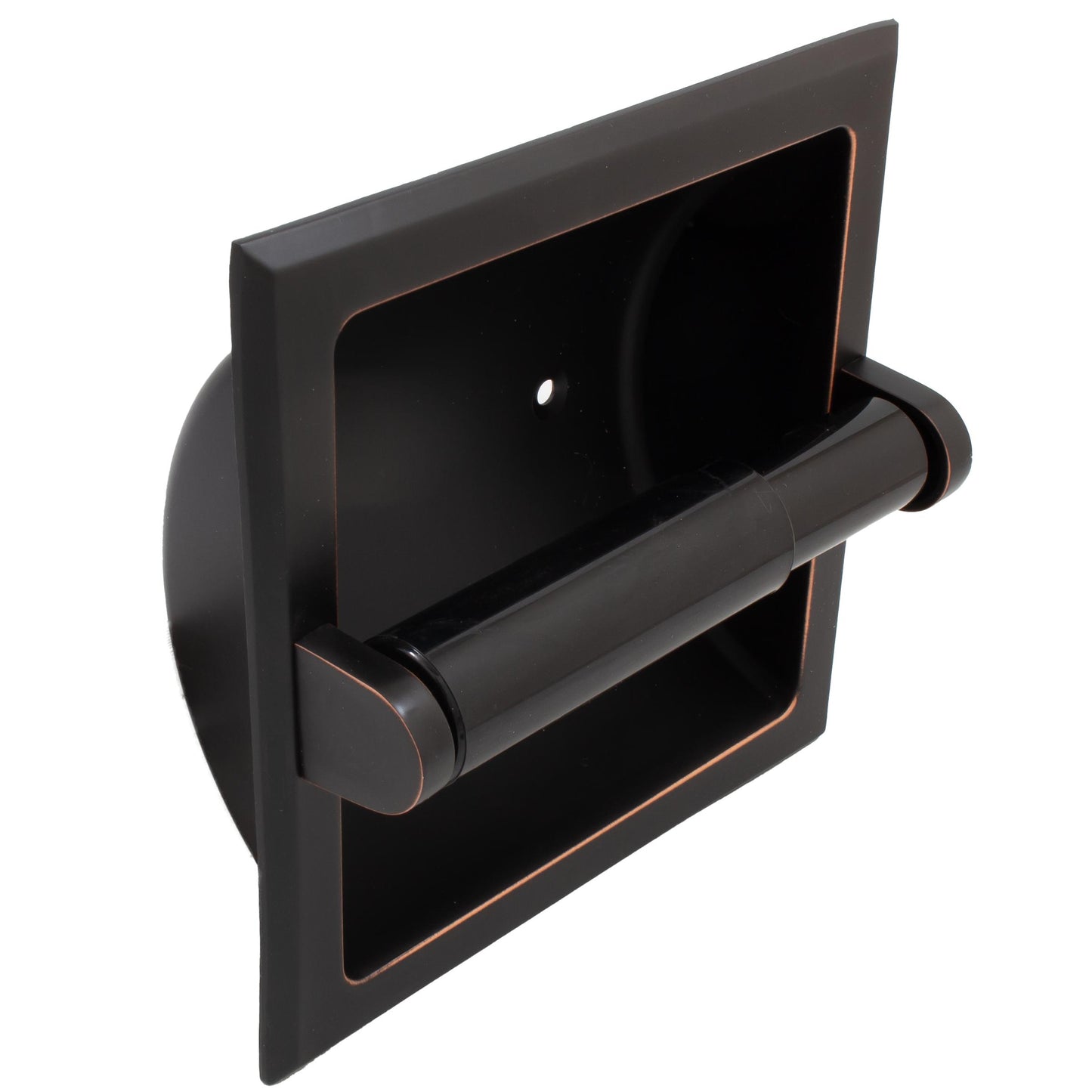Stone Harbor Hardware Recessed Paper Holder, Vintage Bronze
