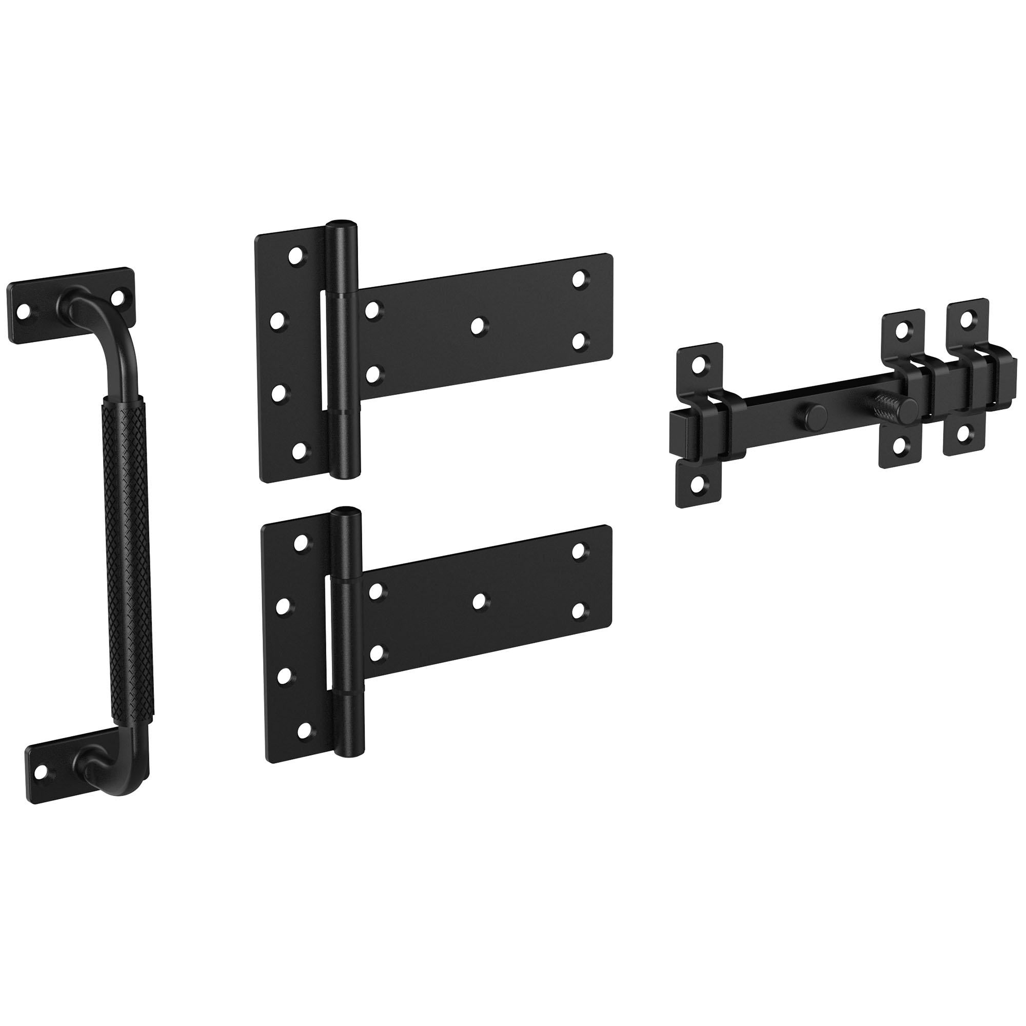 National Hardware - N166-036 V1127 Industrial Gate Kit in Black