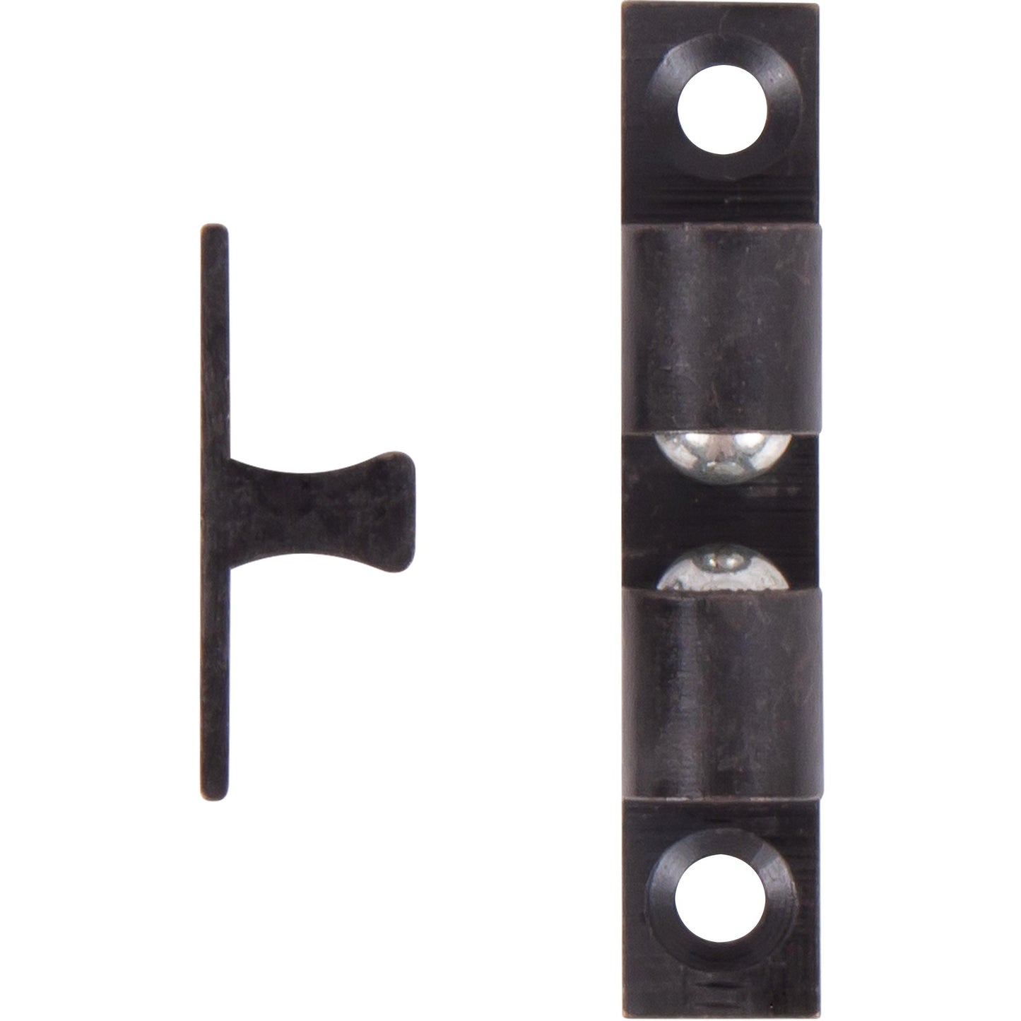 Stone Harbor Hardware Friction Catch, 1-1/8 Inches, Oil-Rubbed Bronze