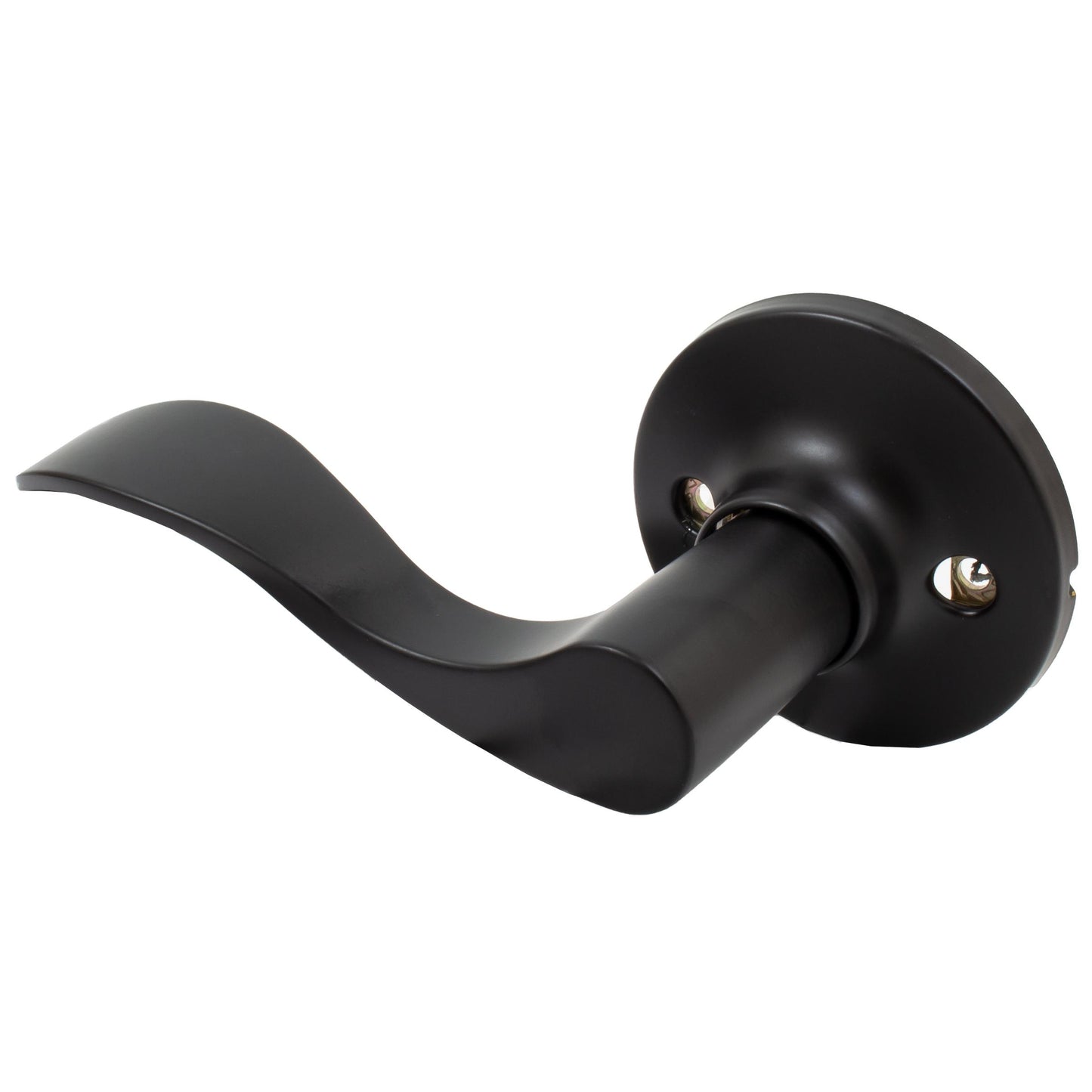 Stone Harbor Hardware Beaverton Door Lever, Dummy (Non-Turning) Latch, Left-Handed, Matte Black