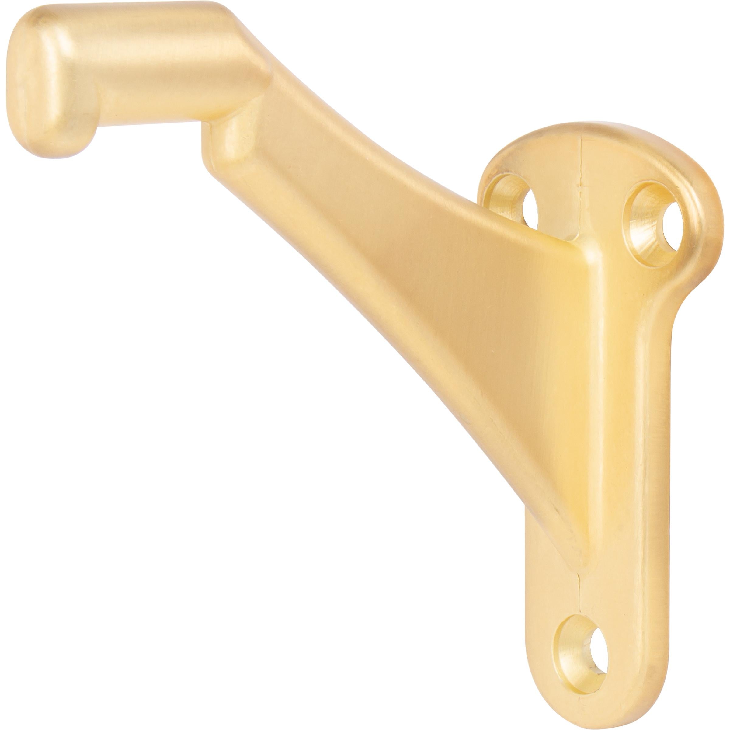 Stone Harbor Hardware Heavy-Duty Handrail Bracket, Satin Brass
