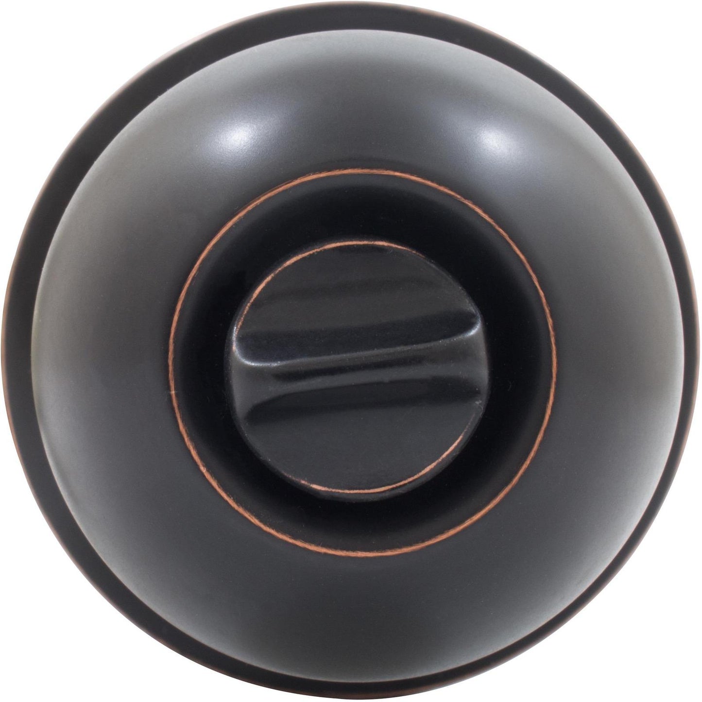 Stone Harbor Hardware Ball Door Knob, Entry Latch, SC Keyway, Vintage Bronze