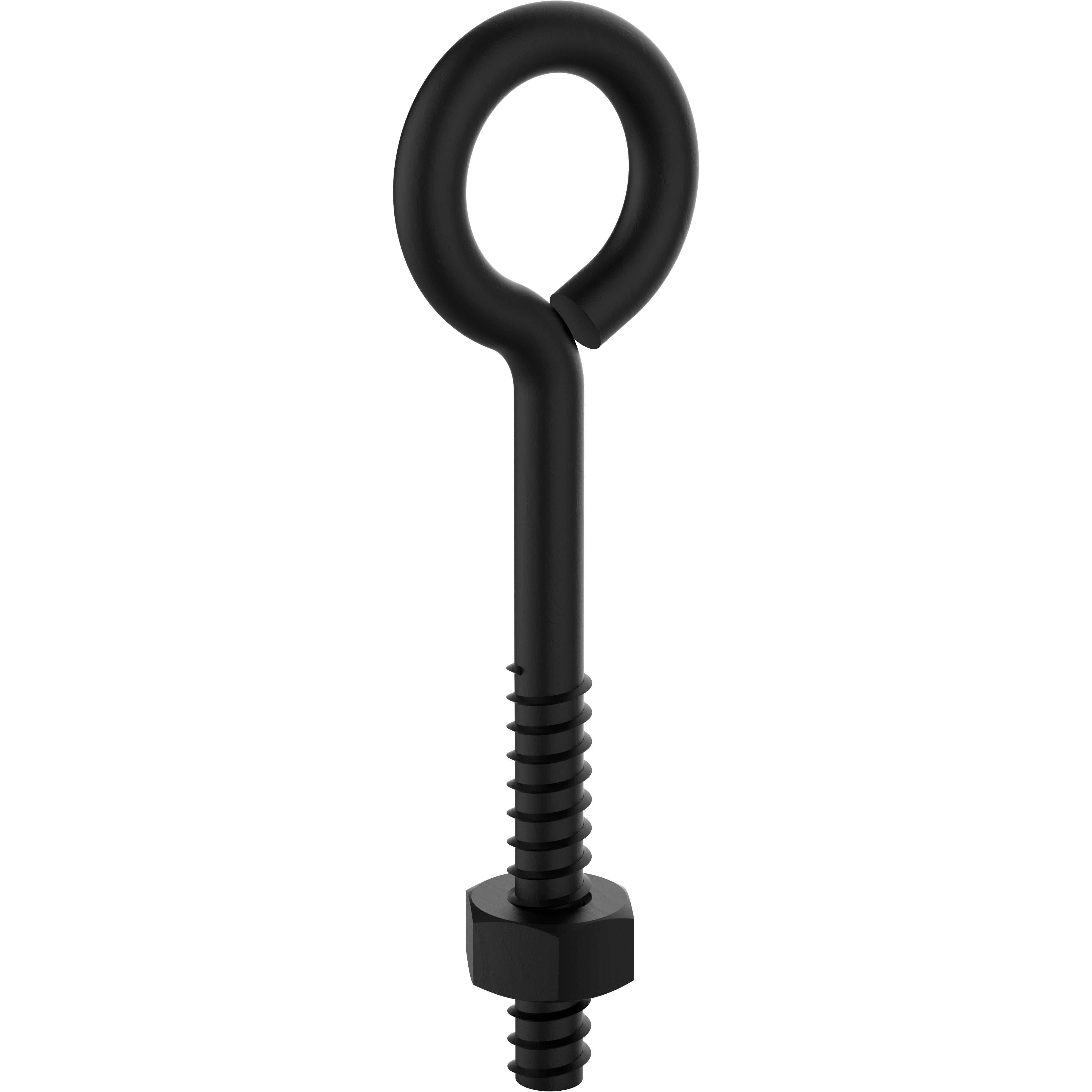 National Hardware - N820-091 V2160 Eye Bolt, 1/2" × 8", Storm Shine Finish
