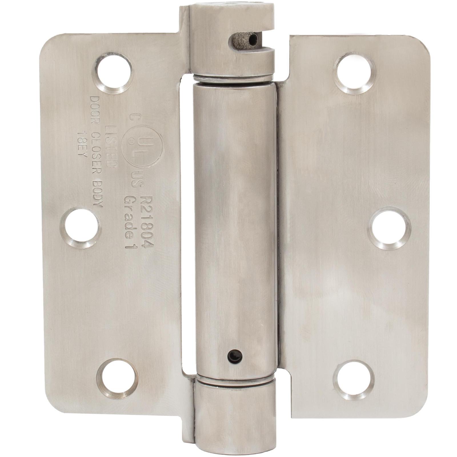Adjustable Spring Hinge, 3-1/2 Inches