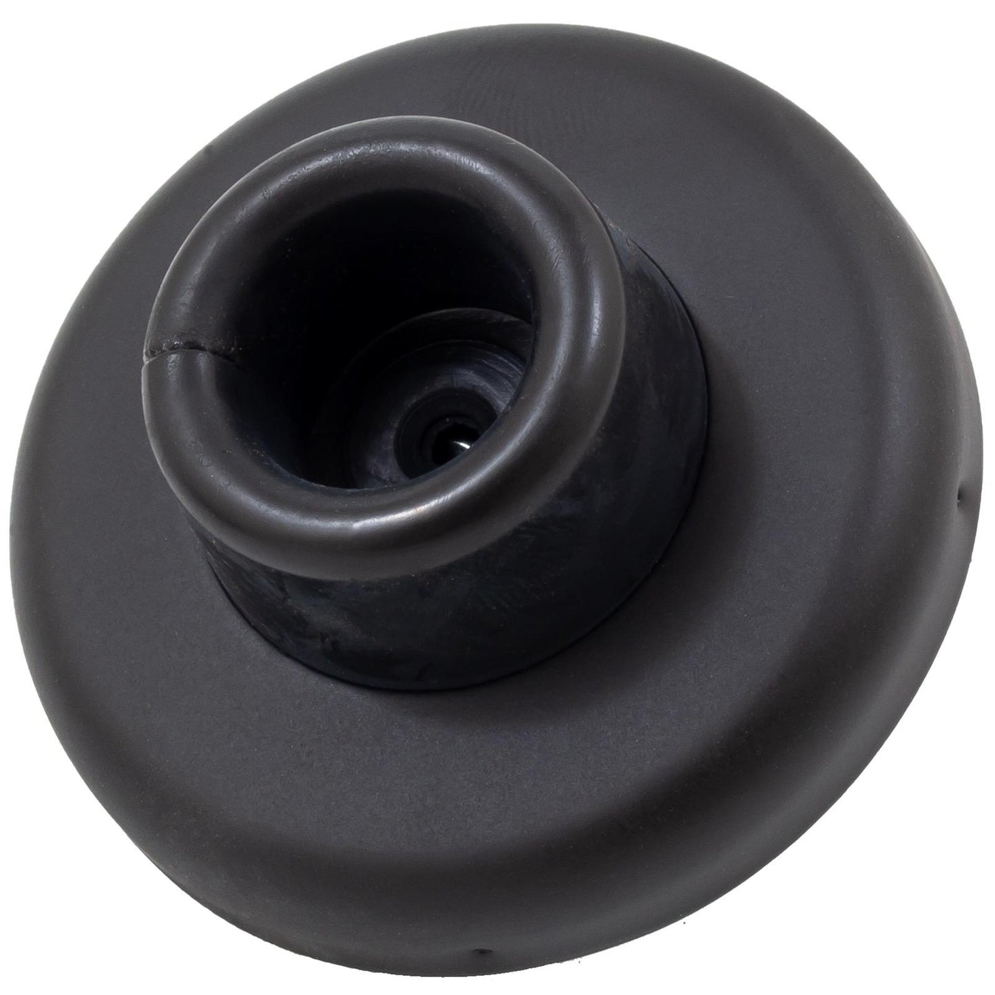 Stone Harbor Hardware Concave Wall Door Stop, 2-1/4 Inches, Matte Black