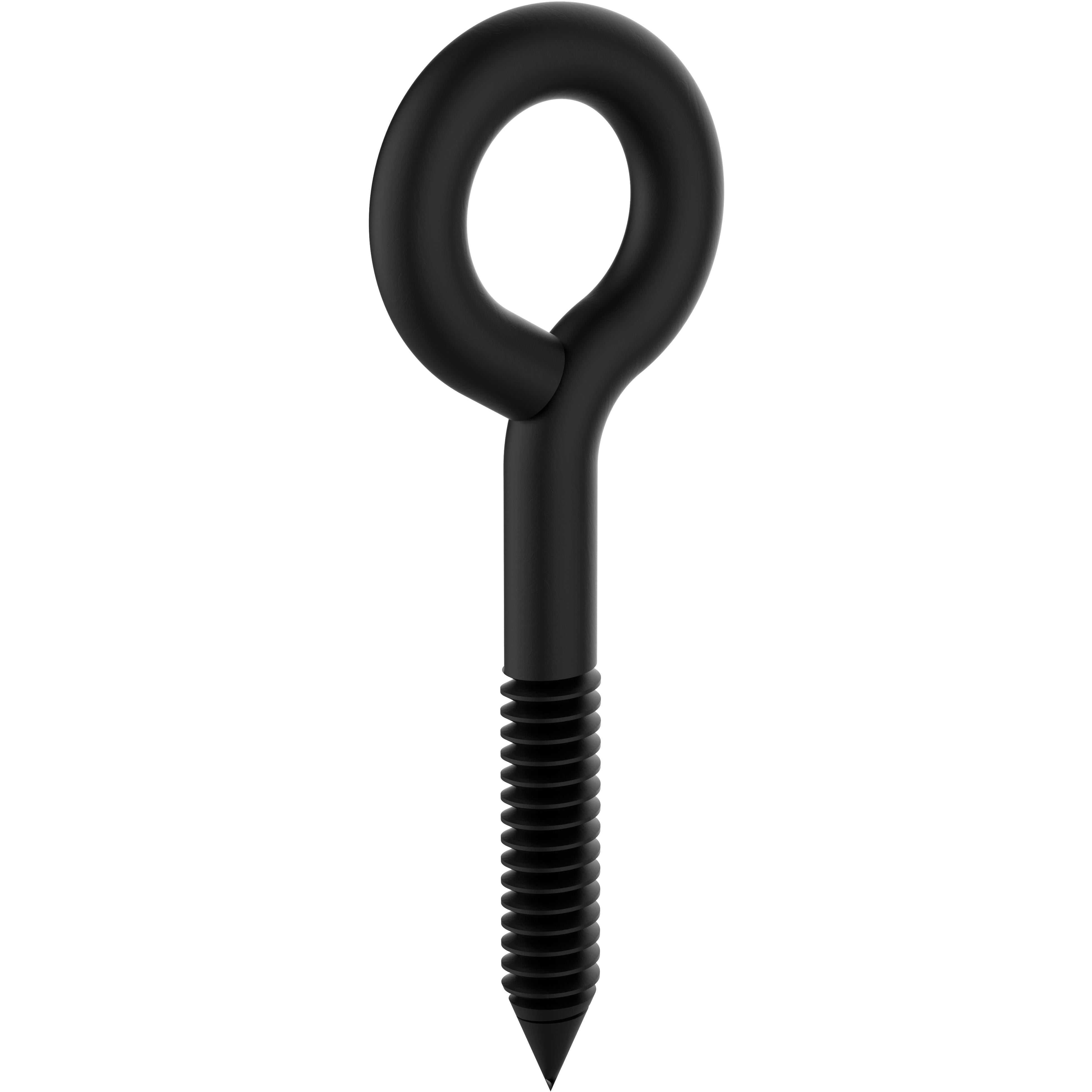 V2150 7/16" x 5-1/4" Screw Eye - Black