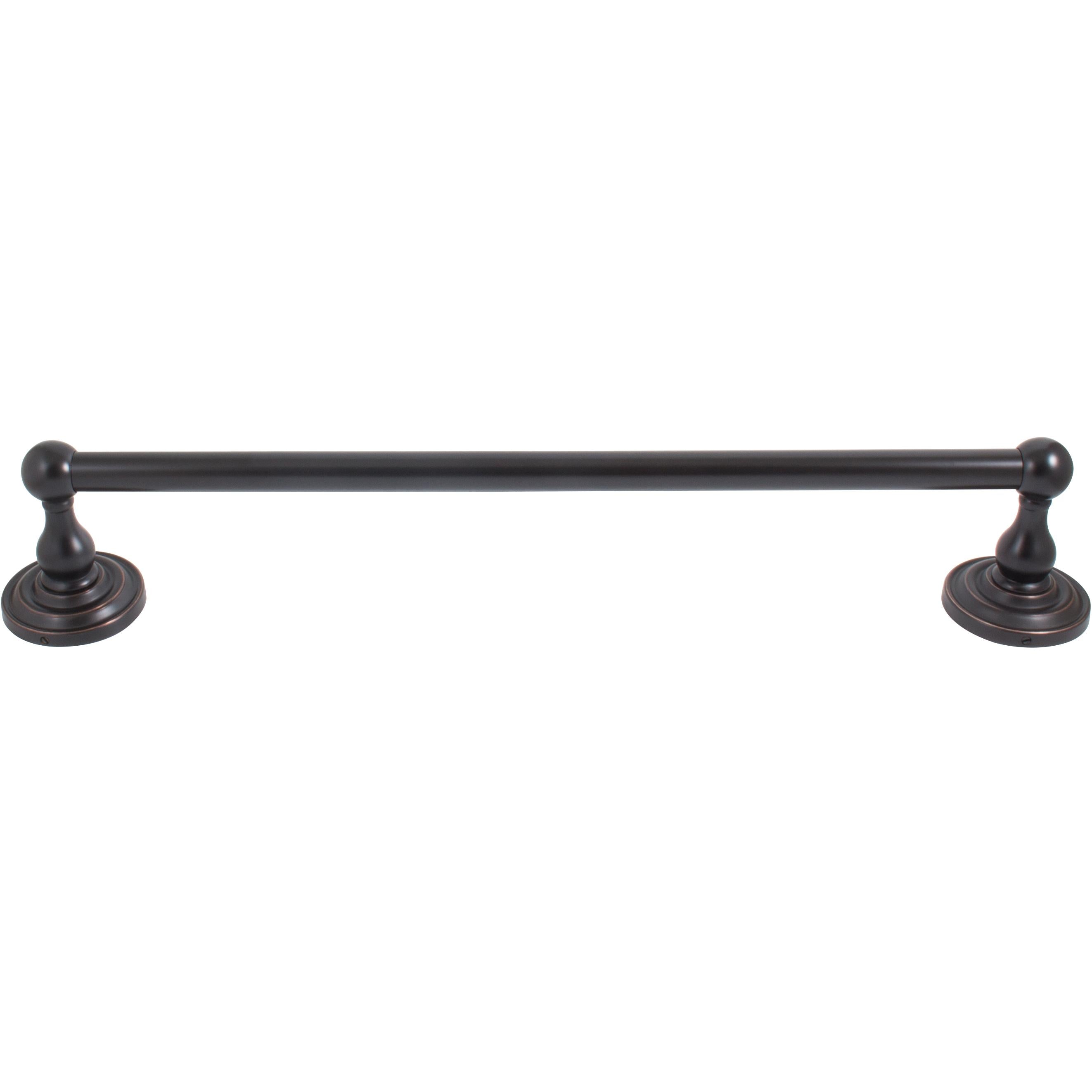 Stone Harbor Hardware Charlotte Towel Bar, 24 Inches, Vintage Bronze