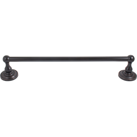 Stone Harbor Hardware Charlotte Towel Bar, 24 Inches, Vintage Bronze