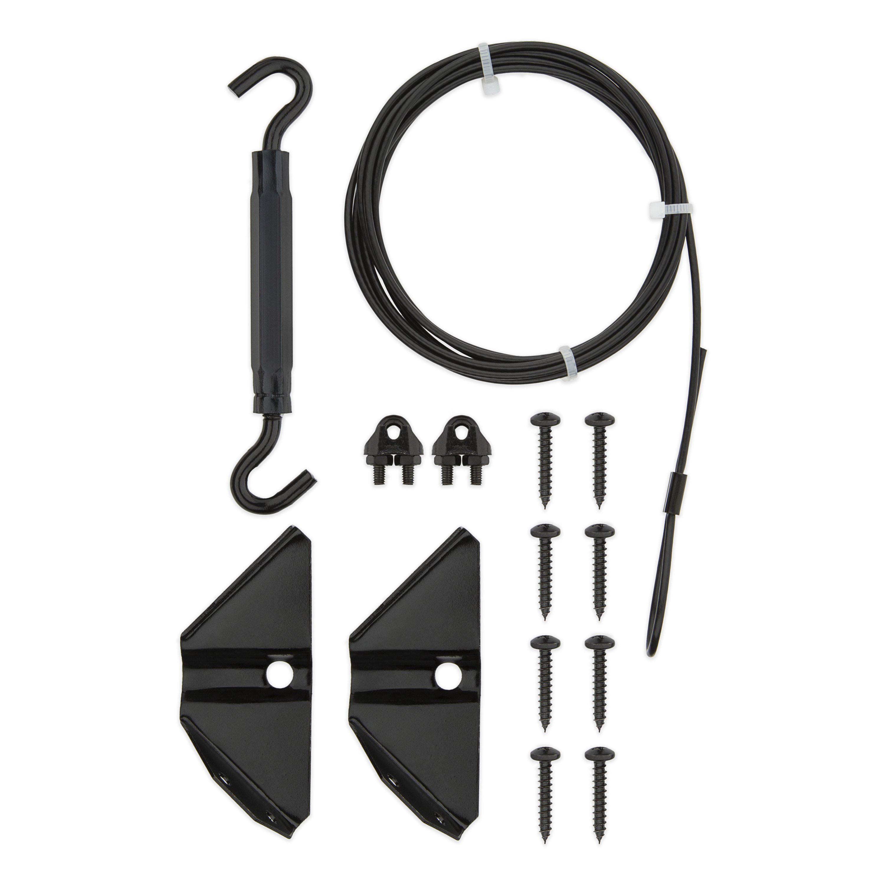National Hardware - N166-004 V852 Anti-Sag Kit - Black