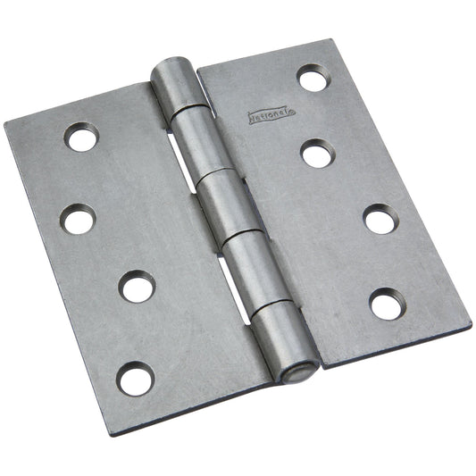 505BC 4" Broad Hinge NRP - Plain Steel