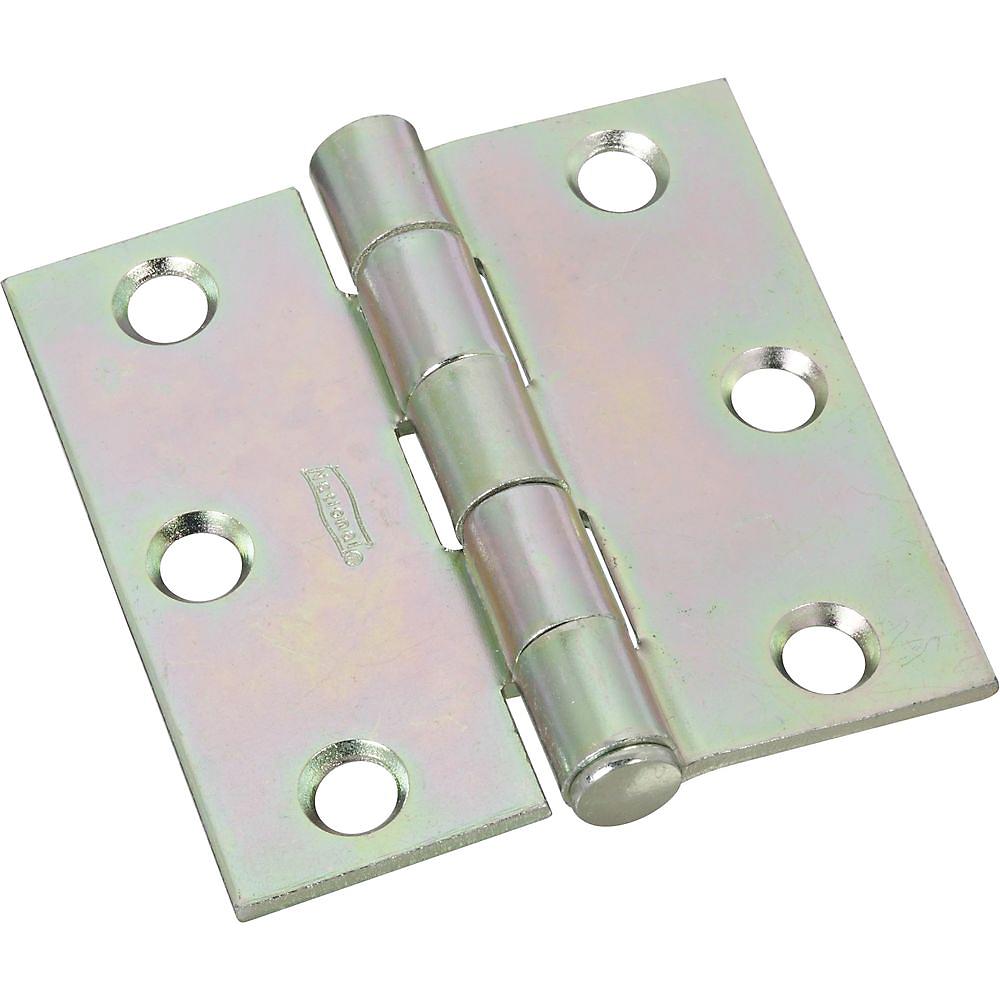 V504 2-1/2" Loose Pin Hinge 2/pk - Zinc Plated