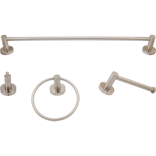 Stone Harbor Hardware Zurich Bathroom Set, 4-Piece, Satin Nickel
