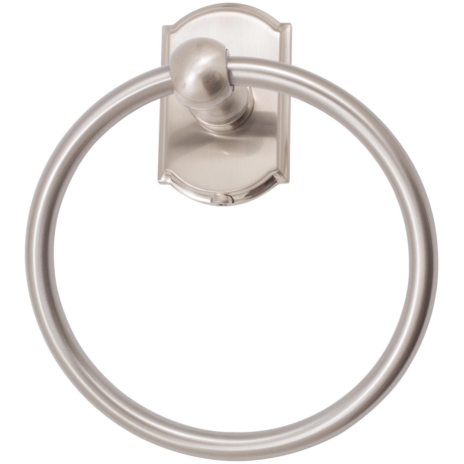 Stone Harbor Hardware Cambridge Towel Ring, Satin Nickel