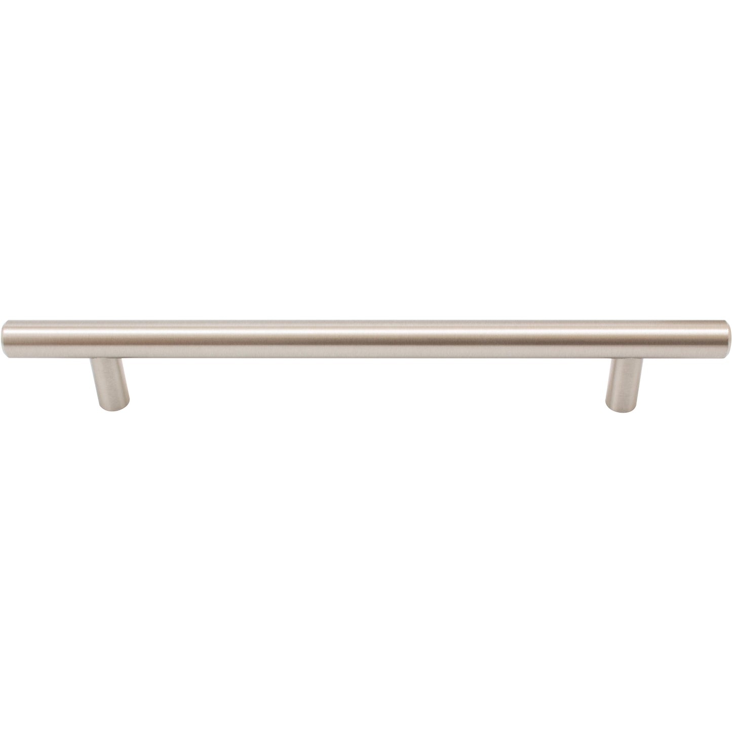 Stone Harbor Hardware Bar Cabinet Pull, 160 Millimeters, 220mm Overall Length, Satin Nickel