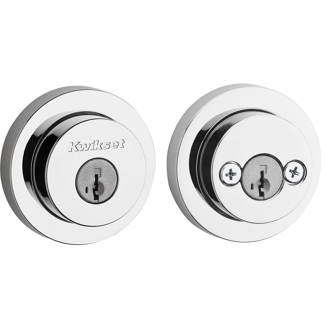 159 RDT 26 SMT 6AL STRKP K3 Milan 2-Cyl Deadbolt - Polished Chrome