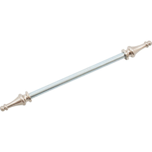 Stone Harbor Hardware Hinge Pin with Steeple Caps for 4" Hinges, 1-Pack, Satin Nickel