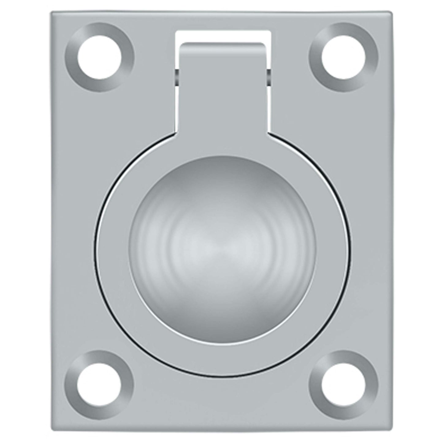 Deltana FRP175U26D 1 3/4-Inch x 1 3/8-Inch Solid Brass Flush Ring Pull