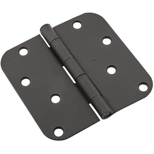 National Hardware - SPB512R5/8 4" 5/8R Hinge 1/pk - Black