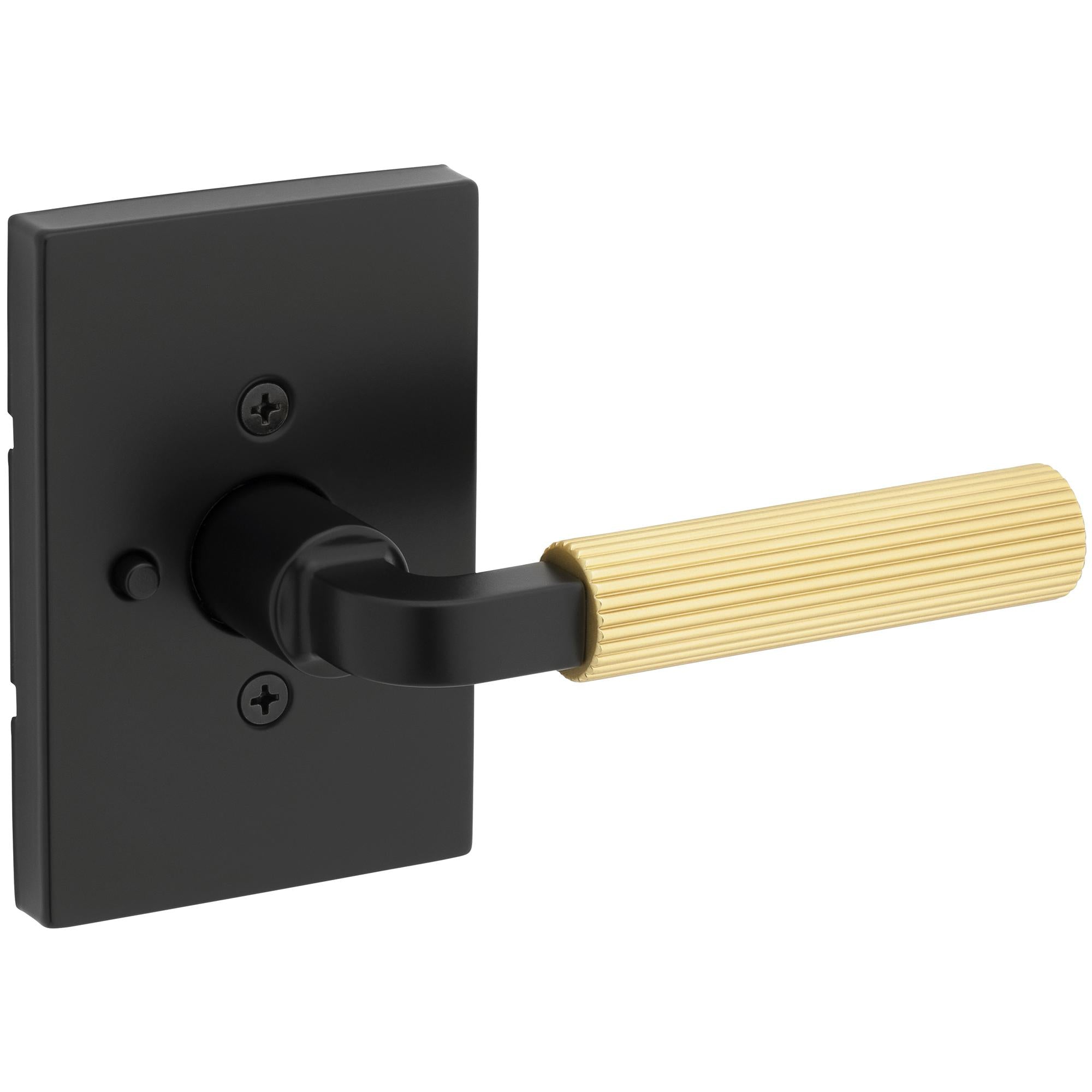 730MAL RCT 514/4 6AL RCS Mirada Privacy - Matte Black with Satin Brass