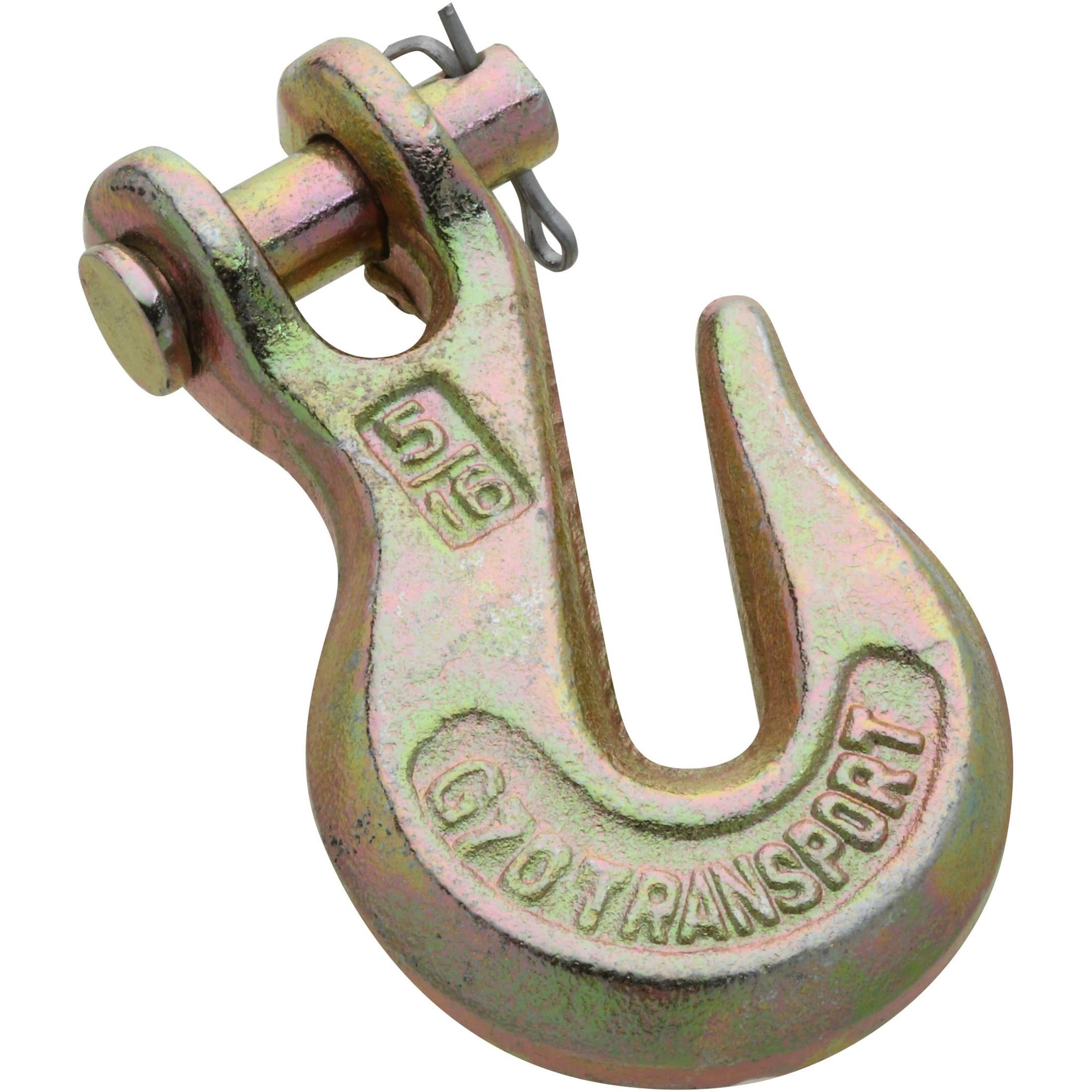 National Hardware - N282-087 3253BC 5/16" Clevis Grab Hook - Yellow Chromate