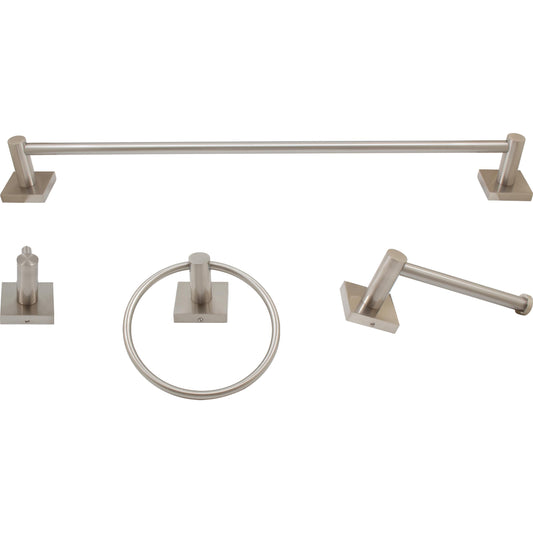 Stone Harbor Hardware Vienna Bathroom Set, 4-Piece, Satin Nickel