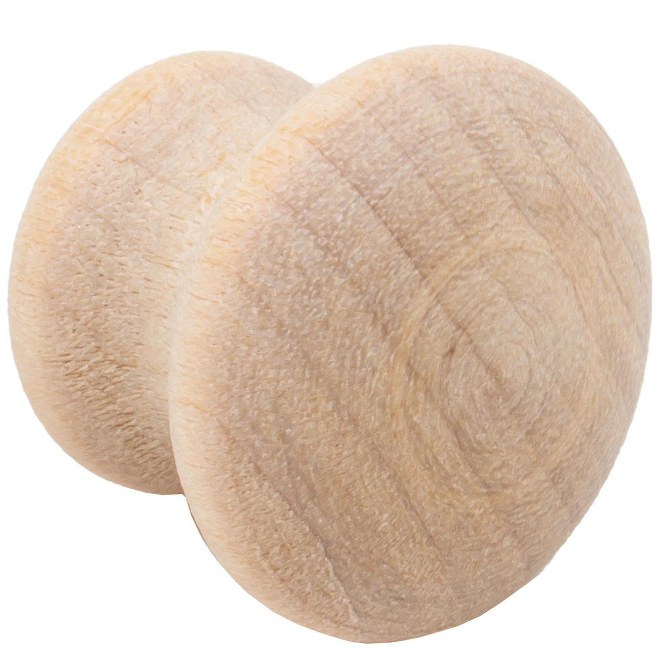 Wood Cabinet Knob, Birch Wood