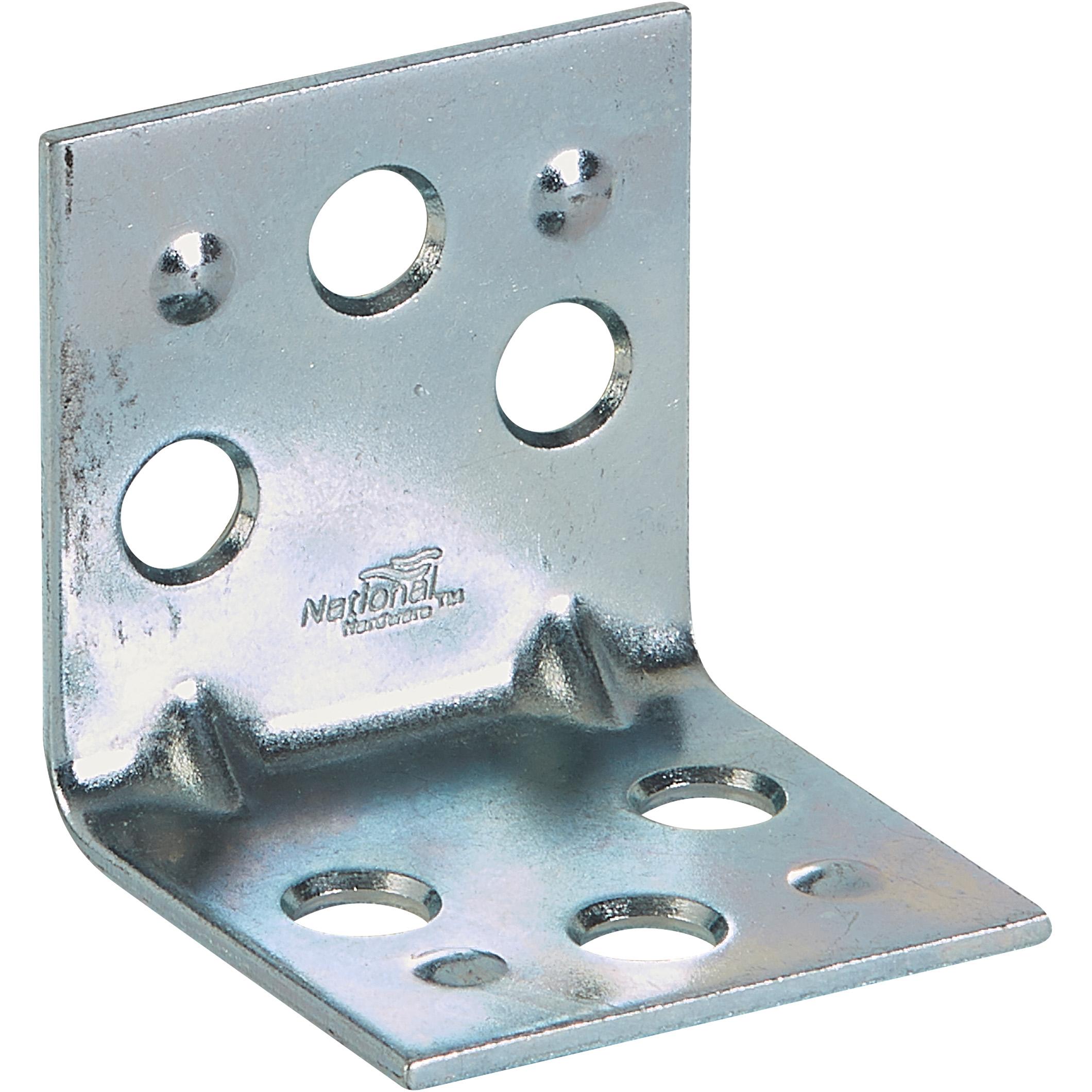 MP121BC 1-1/2" x 1-1/2" Double Wide Corner Brace - Zinc Plated
