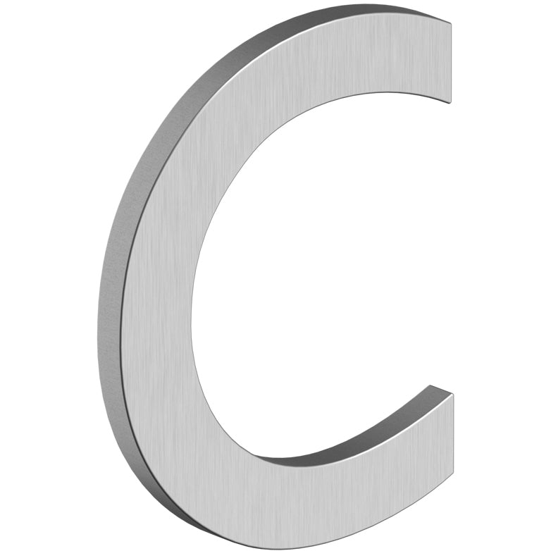 Deltana RNB-CU32D 4" B Series Letter C with Risers - Stainless Steel