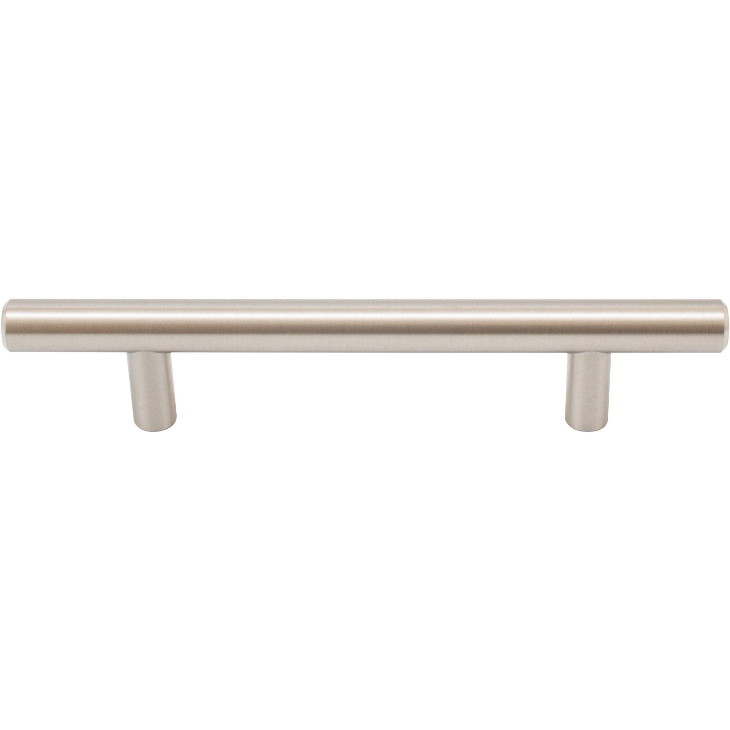 Stone Harbor Hardware Bar Cabinet Pull, 96 Millimeters, 156mm Overall Length, Satin Nickel