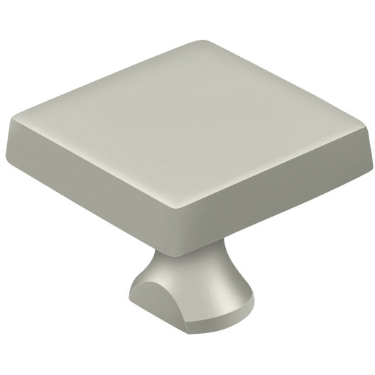 KBSU15 1-1/8" Square Knob for Surface Bolt - Satin Nickel