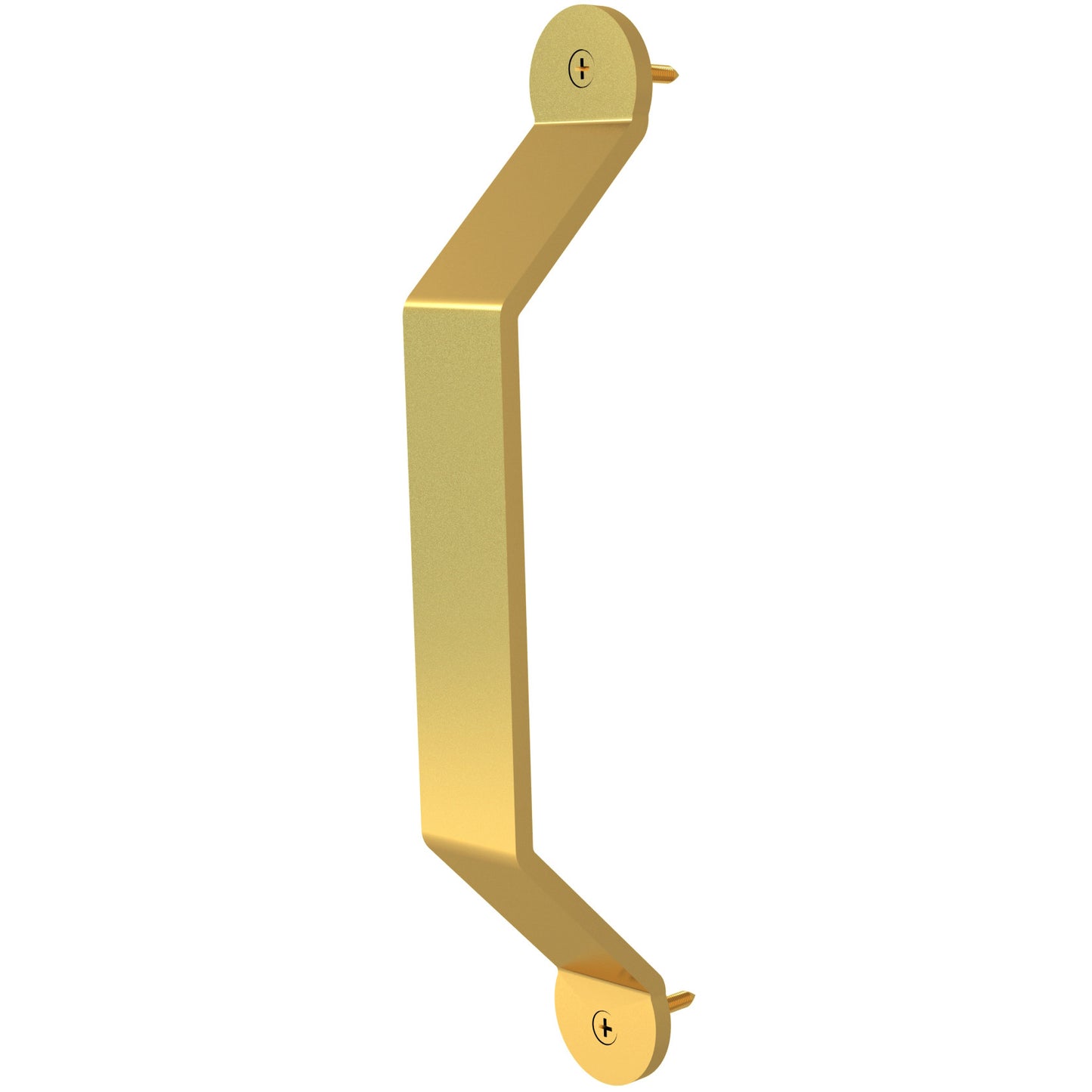 Stone Harbor Hardware Sliding Door Pull, 10 Inches, Satin Brass