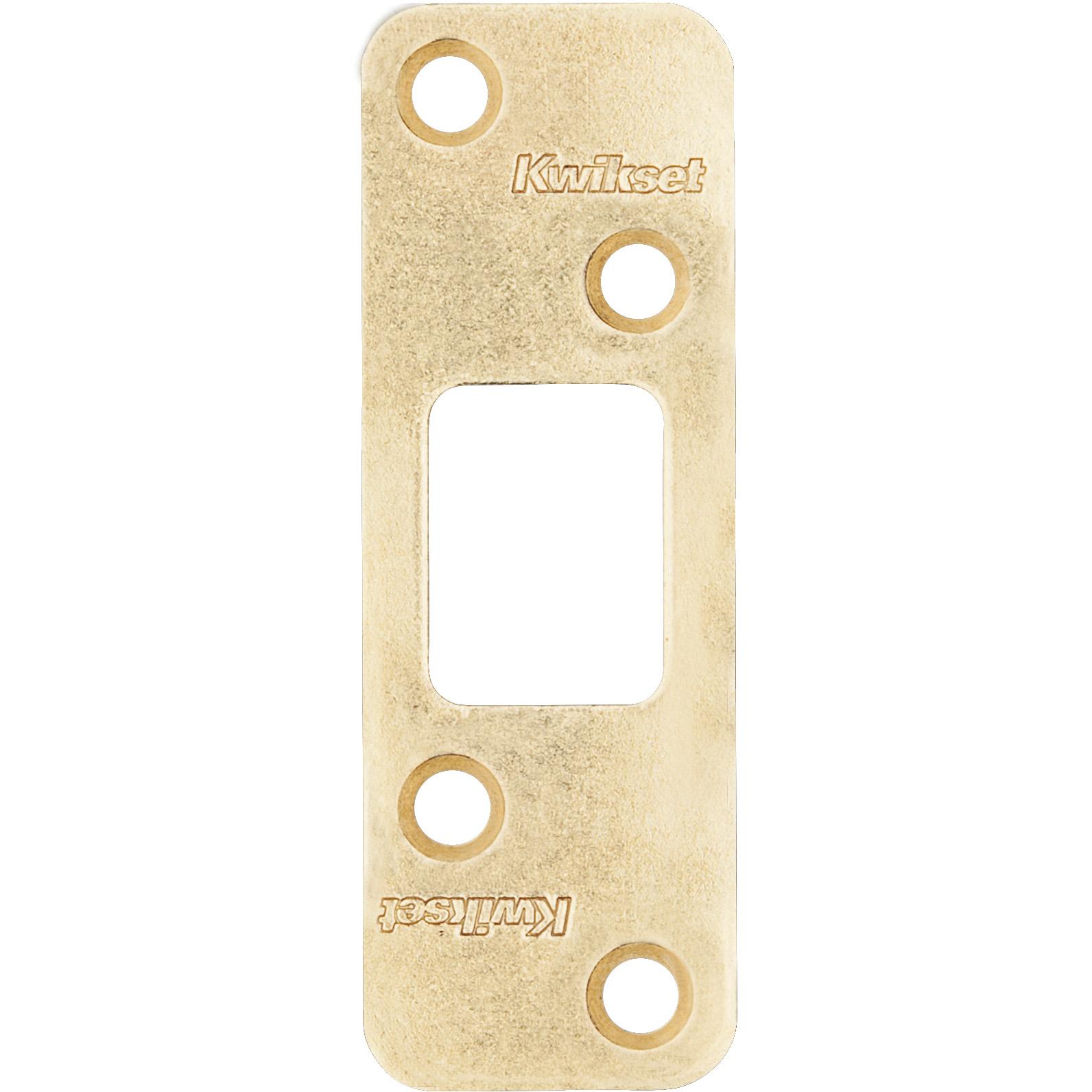 83223-019 3-5/8" x 1-1/4" RC Deadbolt Strike - Polished Brass