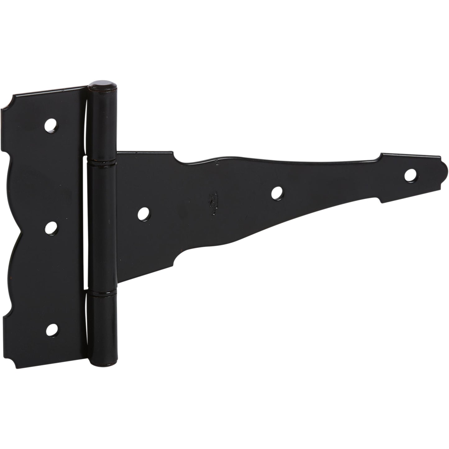 SPB841 8" Ornamental T-Hinge - Black