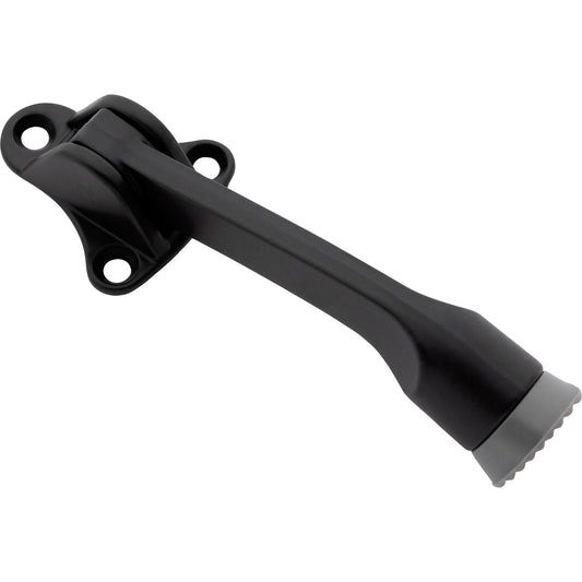 V238 4" Kickdown Door Stop - Matte Black