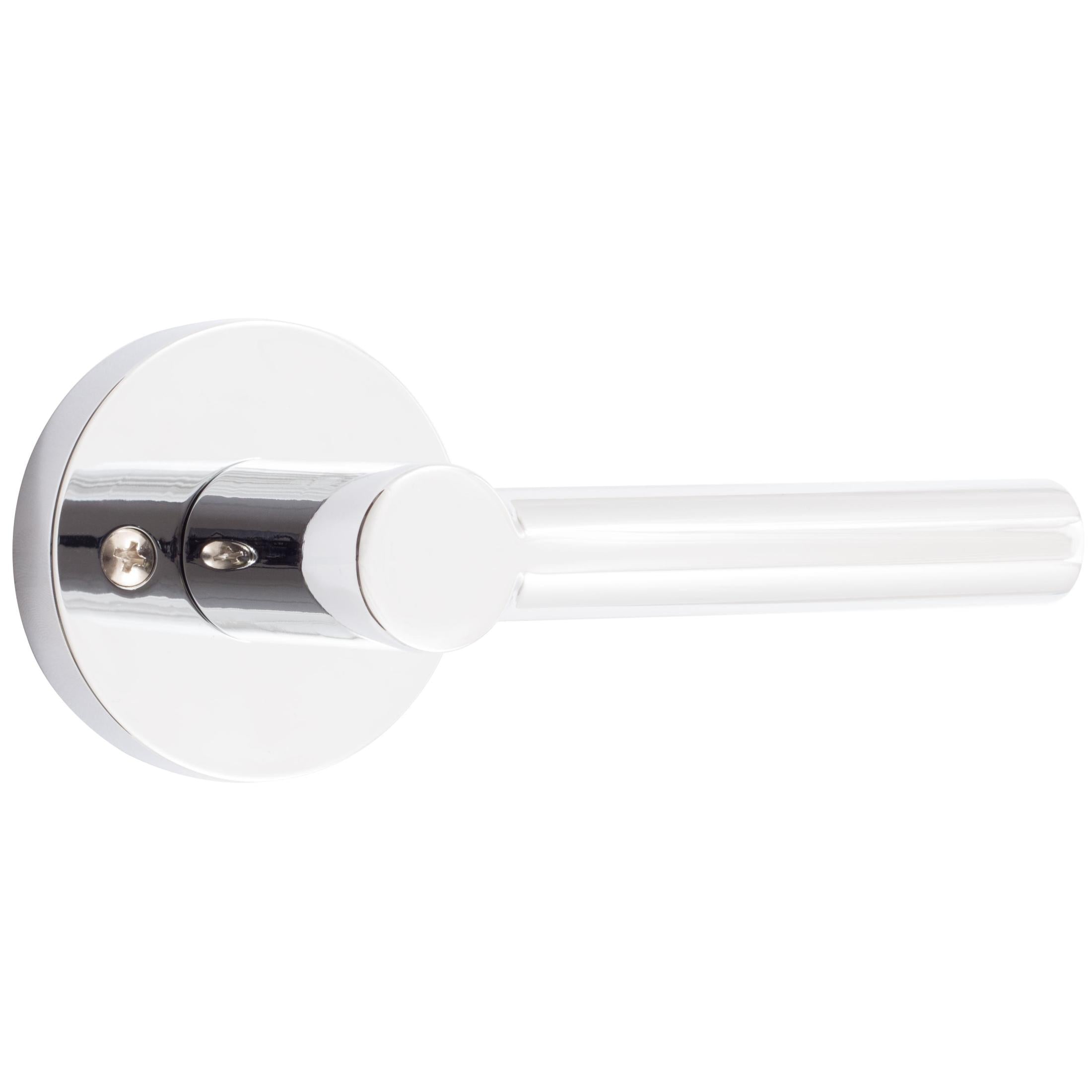 Zurich Door Lever with Round Rosette, Dummy (Non-Turning) Function