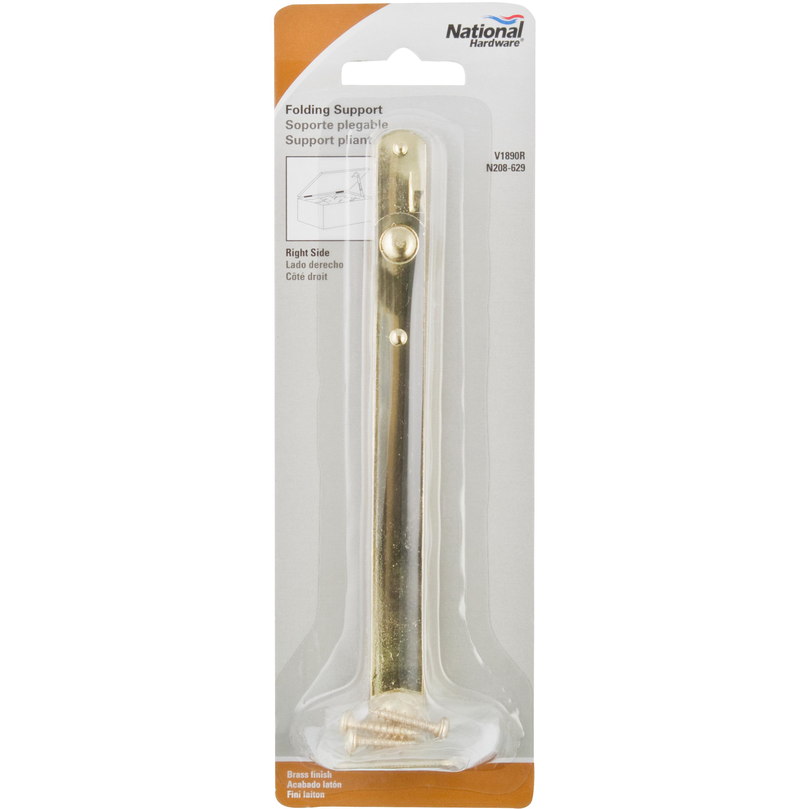 V1890R Right Folding Support - Polished Brass