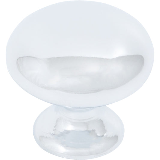 Stone Harbor Hardware Bi-Fold Closet Door Knob, 1-1/4 Inches, Polished Chrome