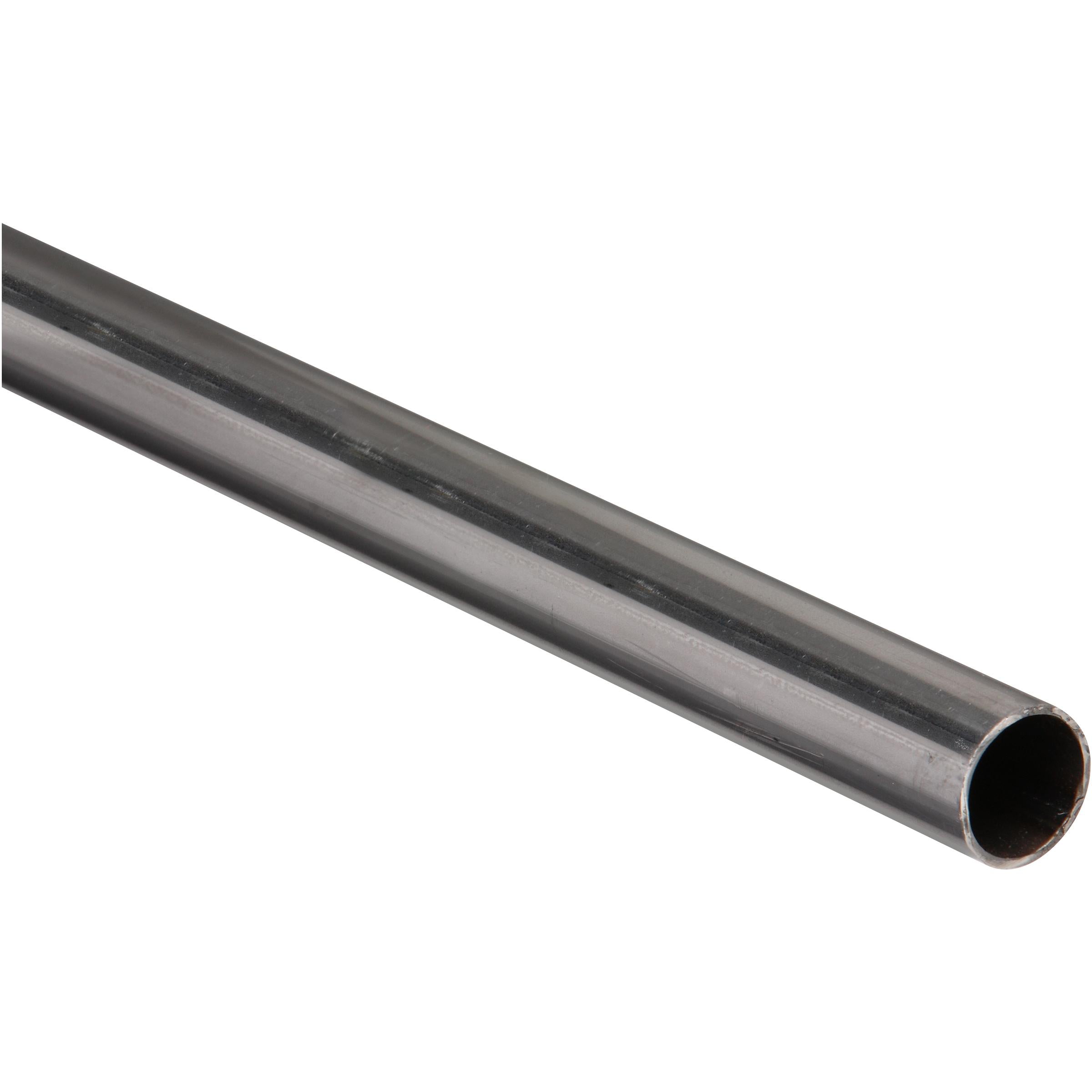 4068BC 1" x 36" 16 Gauge Round Tube - Plain Steel