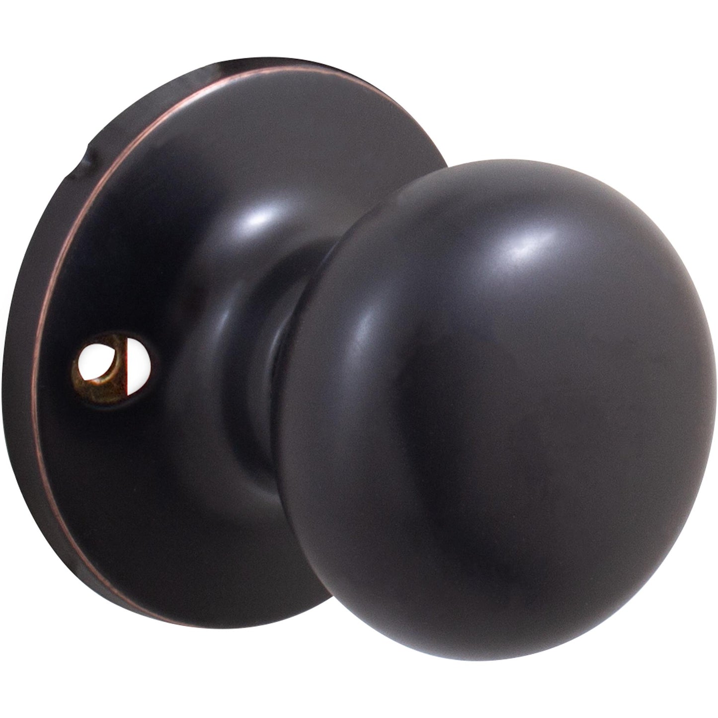 Stone Harbor Hardware Highland Door Knob, Dummy (Non-Turning) Latch, Vintage Bronze