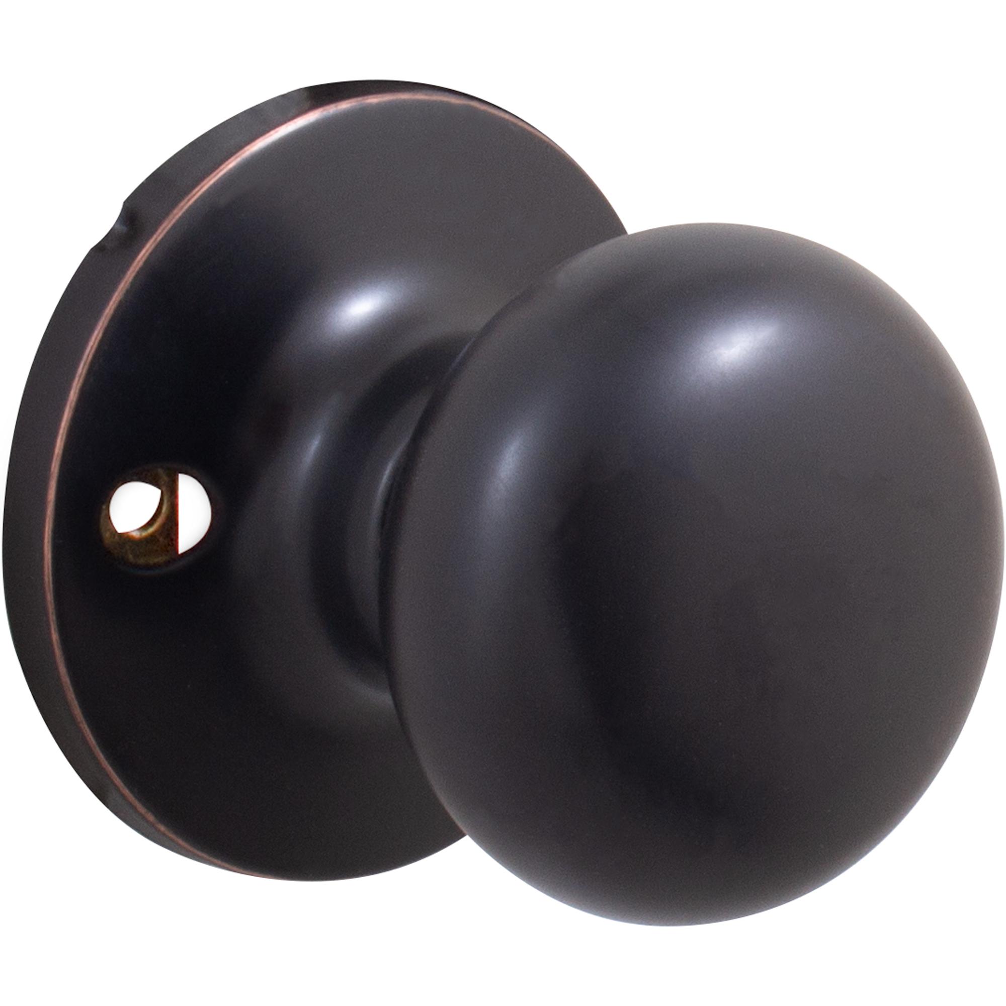 Stone Harbor Hardware Highland Door Knob, Dummy (Non-Turning) Latch, Vintage Bronze