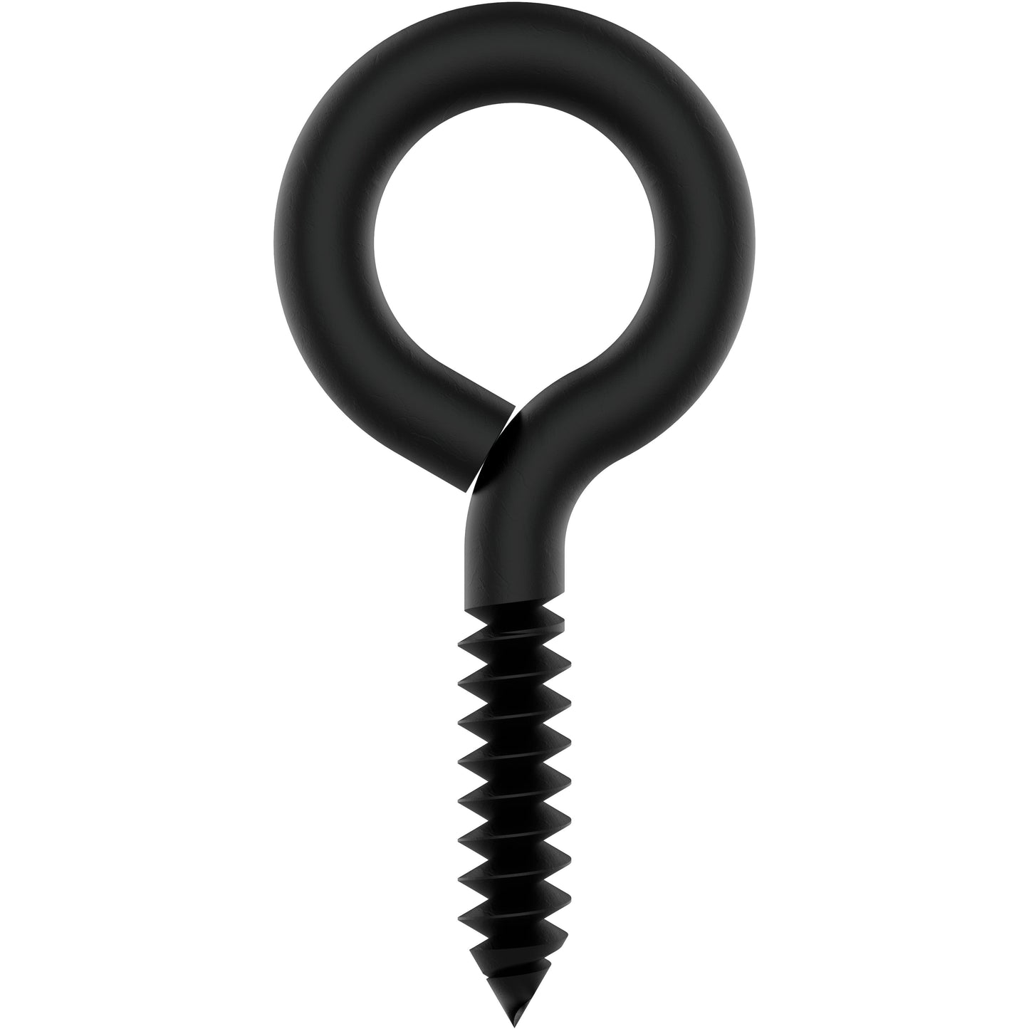 V2014 3/16" x 3" Lag Screw Eye 2/pk - Black