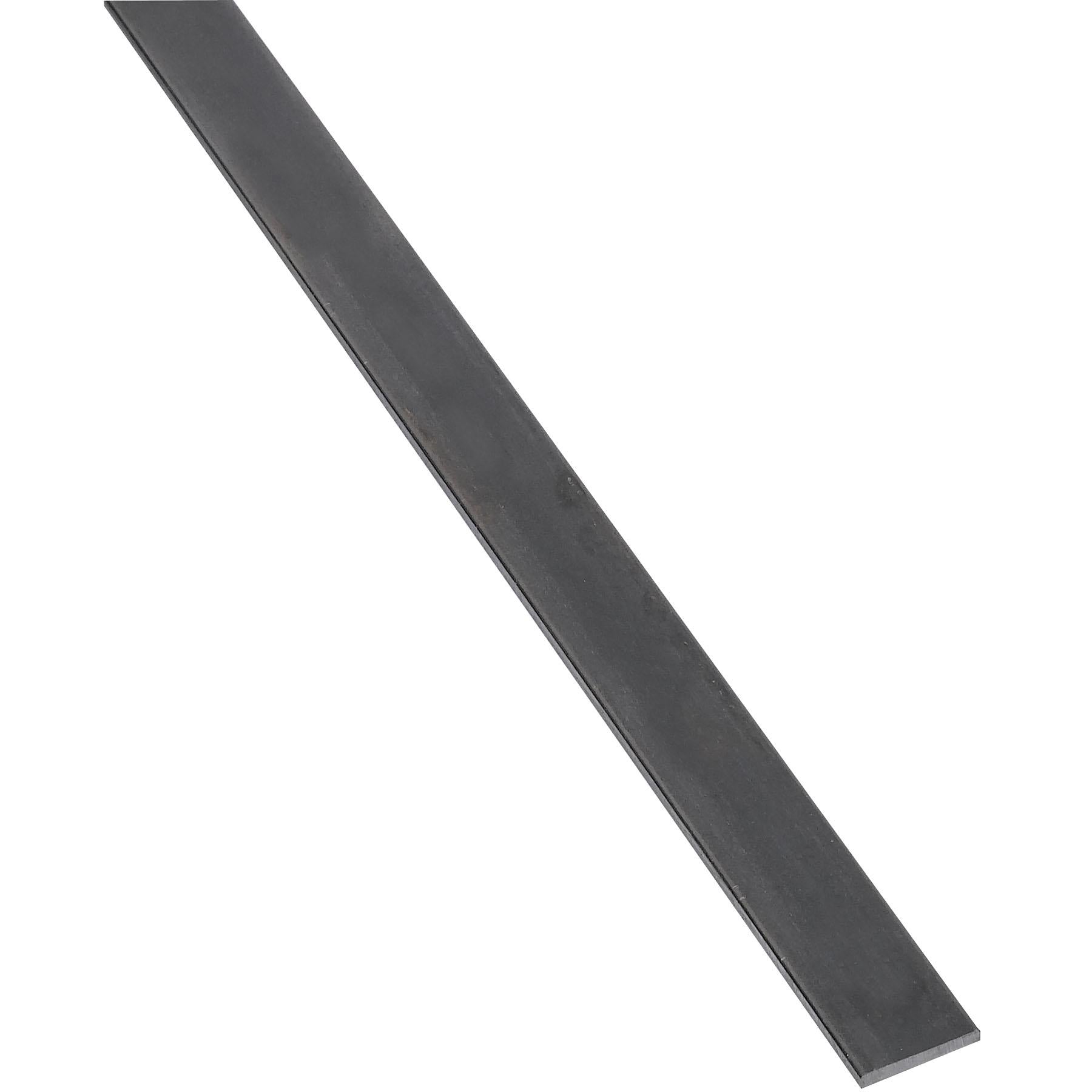 National Hardware - N215-558 4062BC, 1" x 48 Solid Flats in Plain Steel"