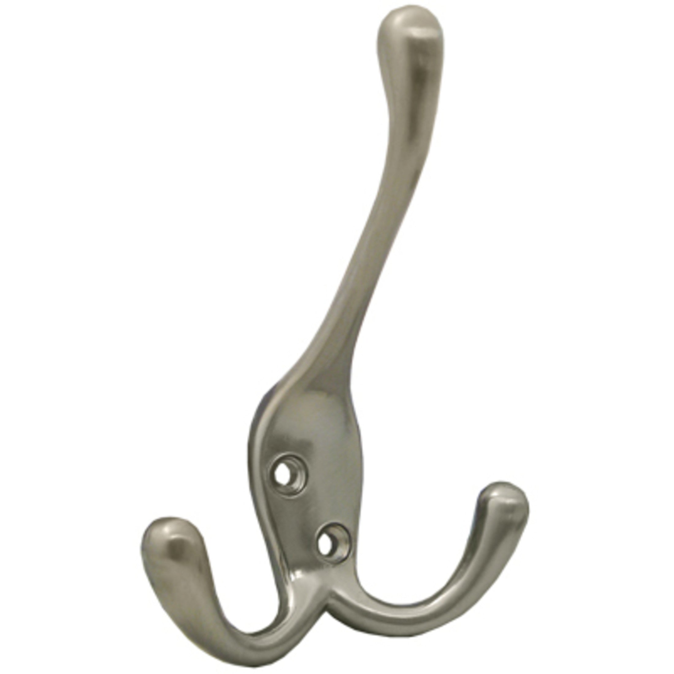 Triple Robe Hook, 3-15/16" High, Multiple Projections