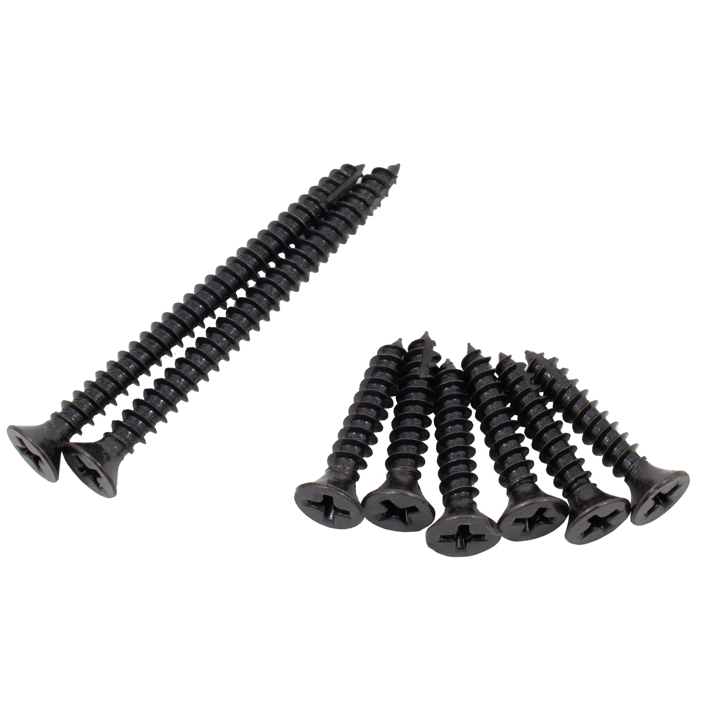 Large Door Screw Pack, #9 x 2-1/4" (2-Pack) and #9 x 1" (6-Pack)