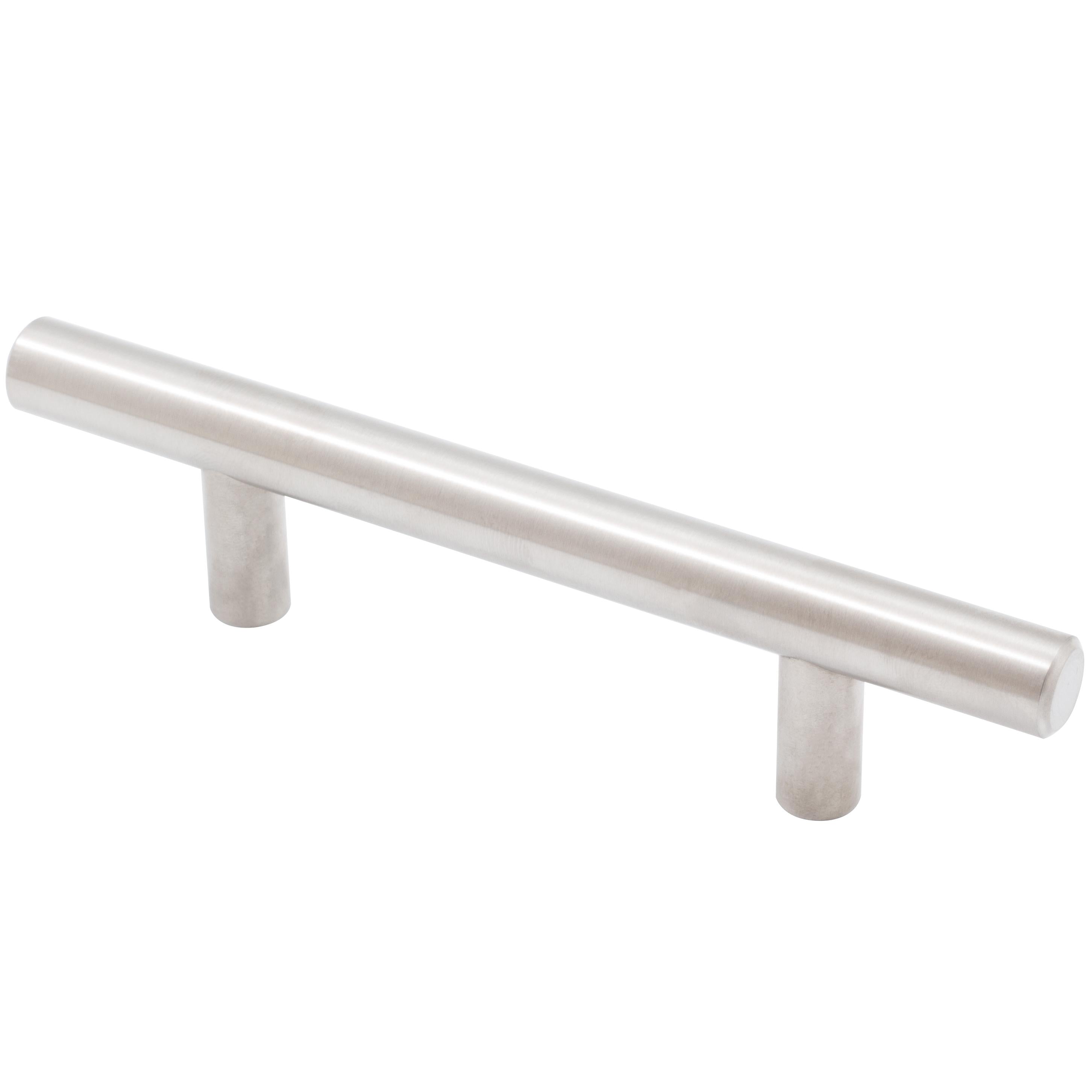 Stone Harbor Hardware Bar Cabinet Pull, 3 Inches (76 Millimeters), 136mm Overall Length, Satin Stainless Steel